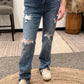 JUDY BLUE MIDRISE DISTRESSED