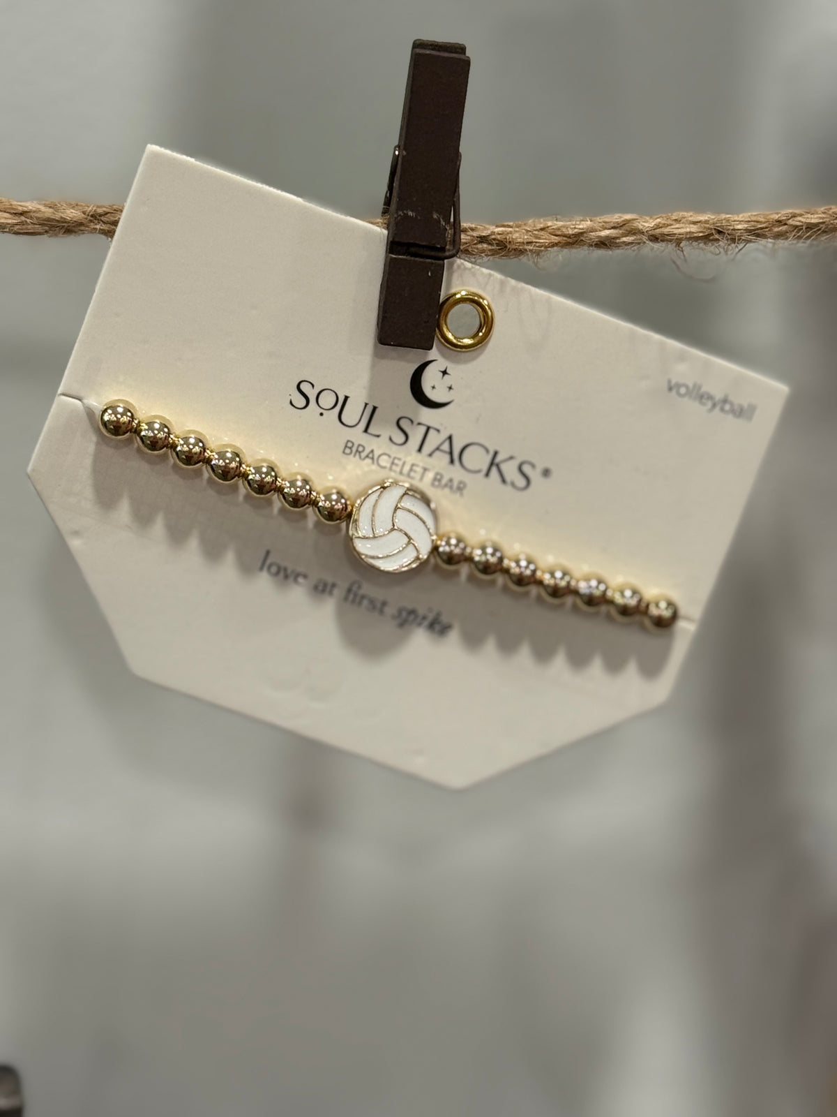 THE GAME DAY GOLD BEADED BRACELET