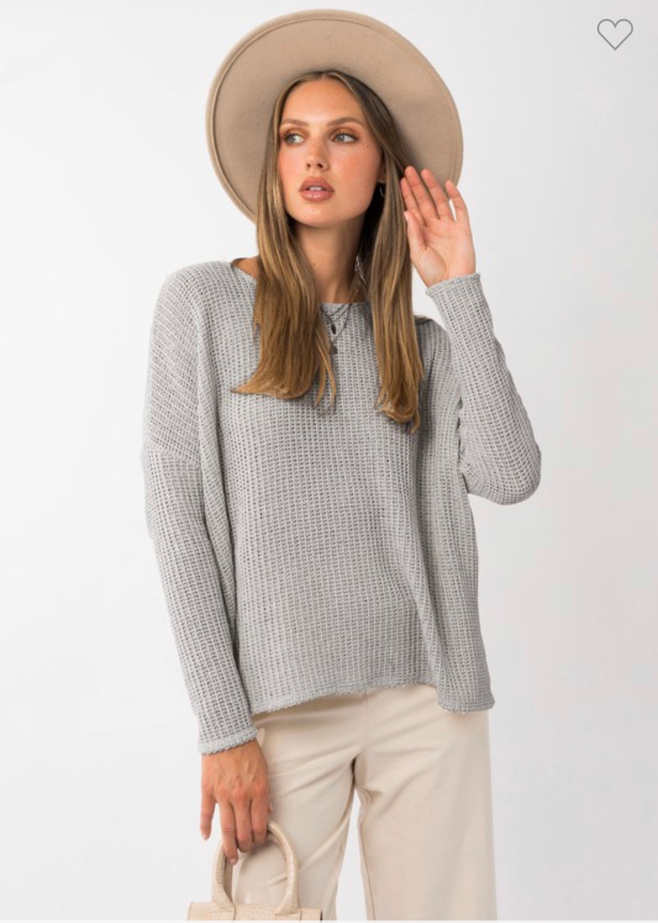Side Slit Sweater