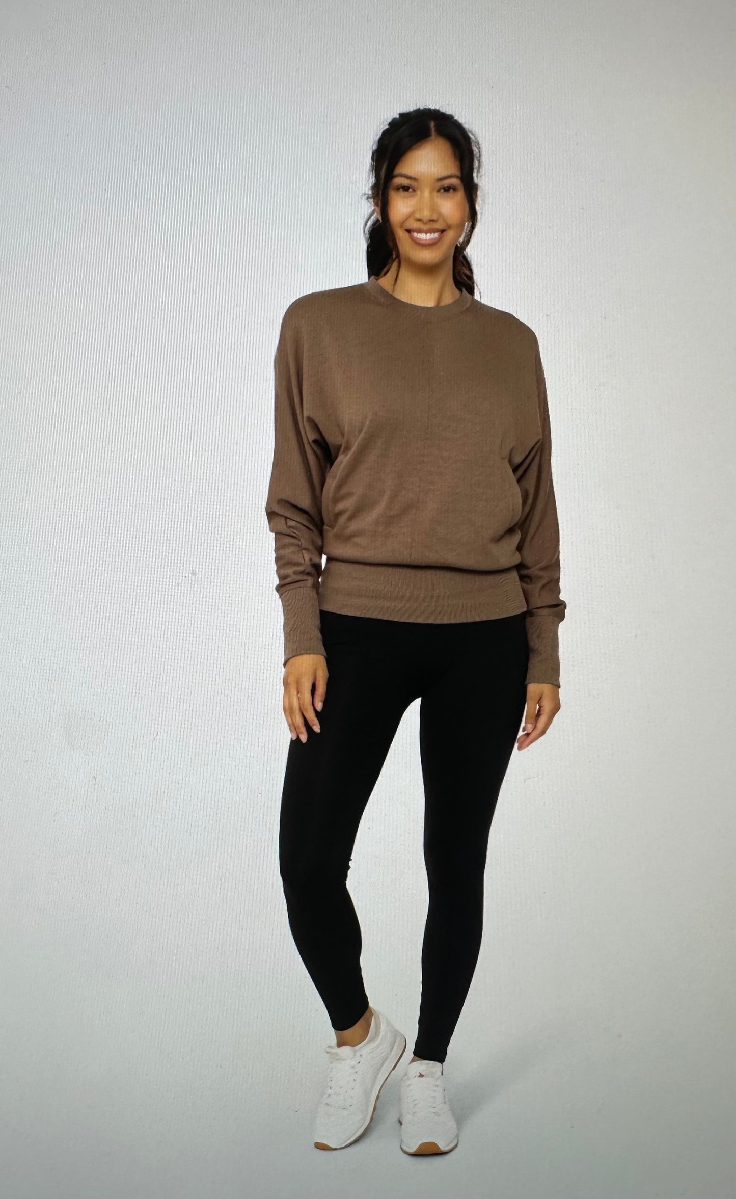 Dolman Sleeve Crew Neck