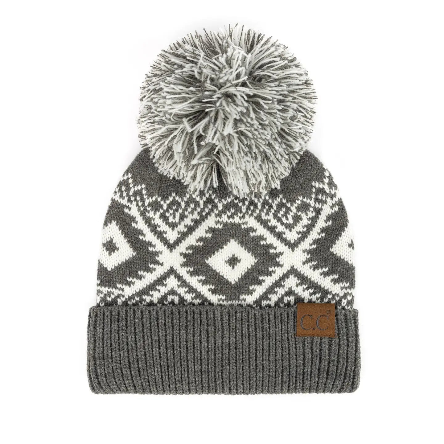 CC AZTEC PRINT BEANIE