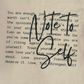 THE NOTE TO SELF TEE