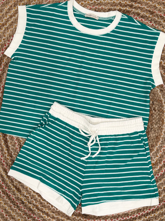 THE SWEET STRIPE LOUNGE SET