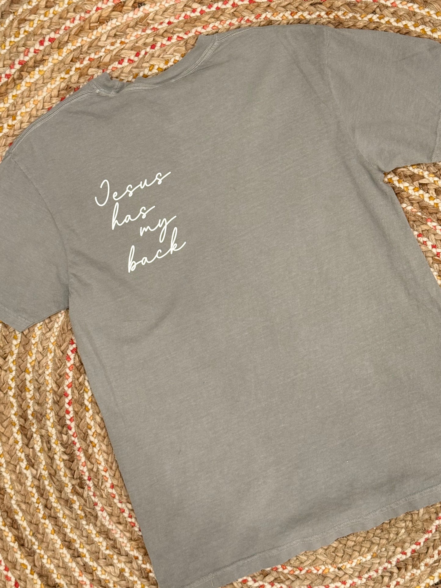 THE JESUS HAS MY BACK TEE