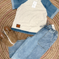 THE COLORBLOCK DENIM TEE