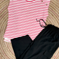 THE STRIPED BUTTON BLOUSE