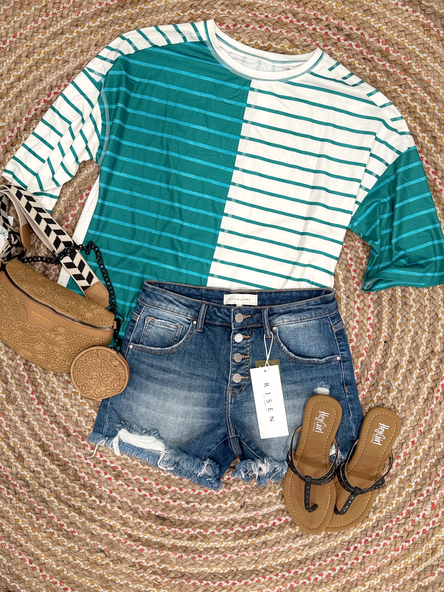 THE LUCKY STRIPE COLORBLOCK TEE