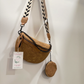THE LACE & LEATHER CROSSBODY BAG