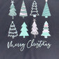 MERRY CHRISTMAS TREES CREWNECK