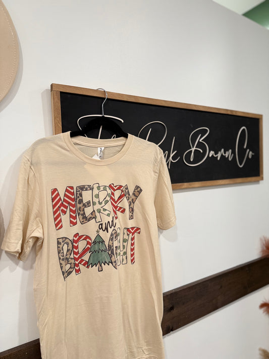 MERRY AND BRIGHT TEE