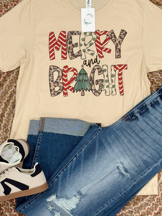 MERRY AND BRIGHT TEE