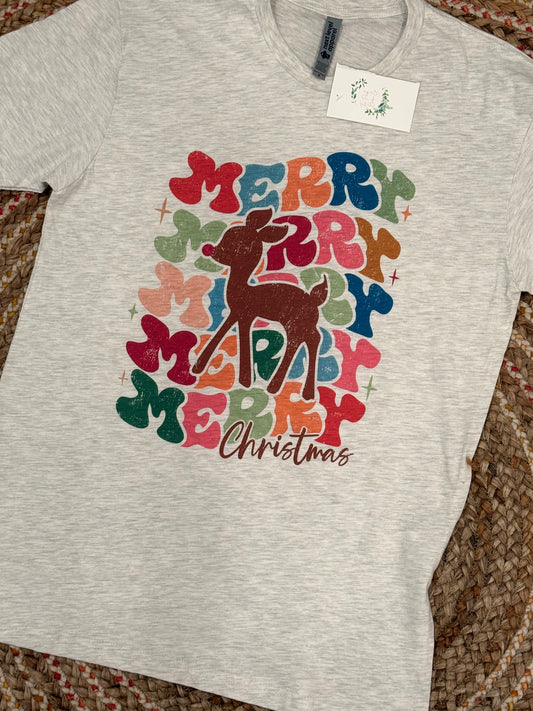 MERRY MERRY CHRISTMAS TEE
