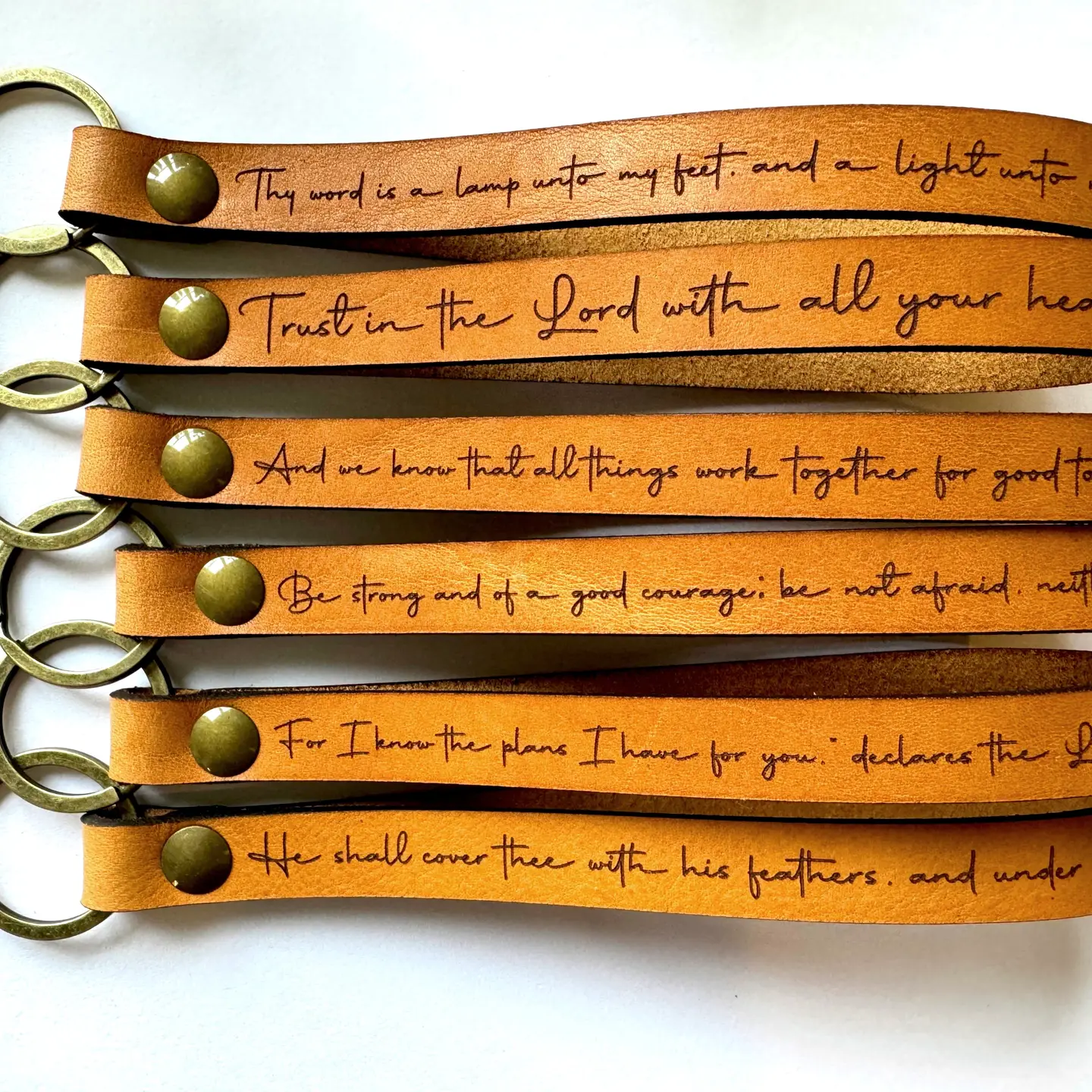 THE SCRIPTURE WRISTLET KEYCHAIN