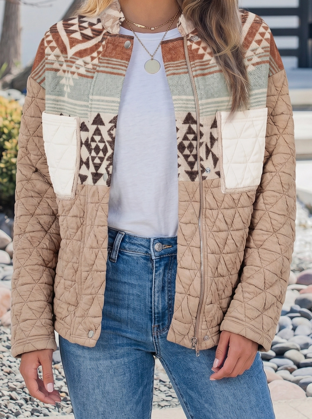 THE CRAYON TRAILS QUILTED JACKET