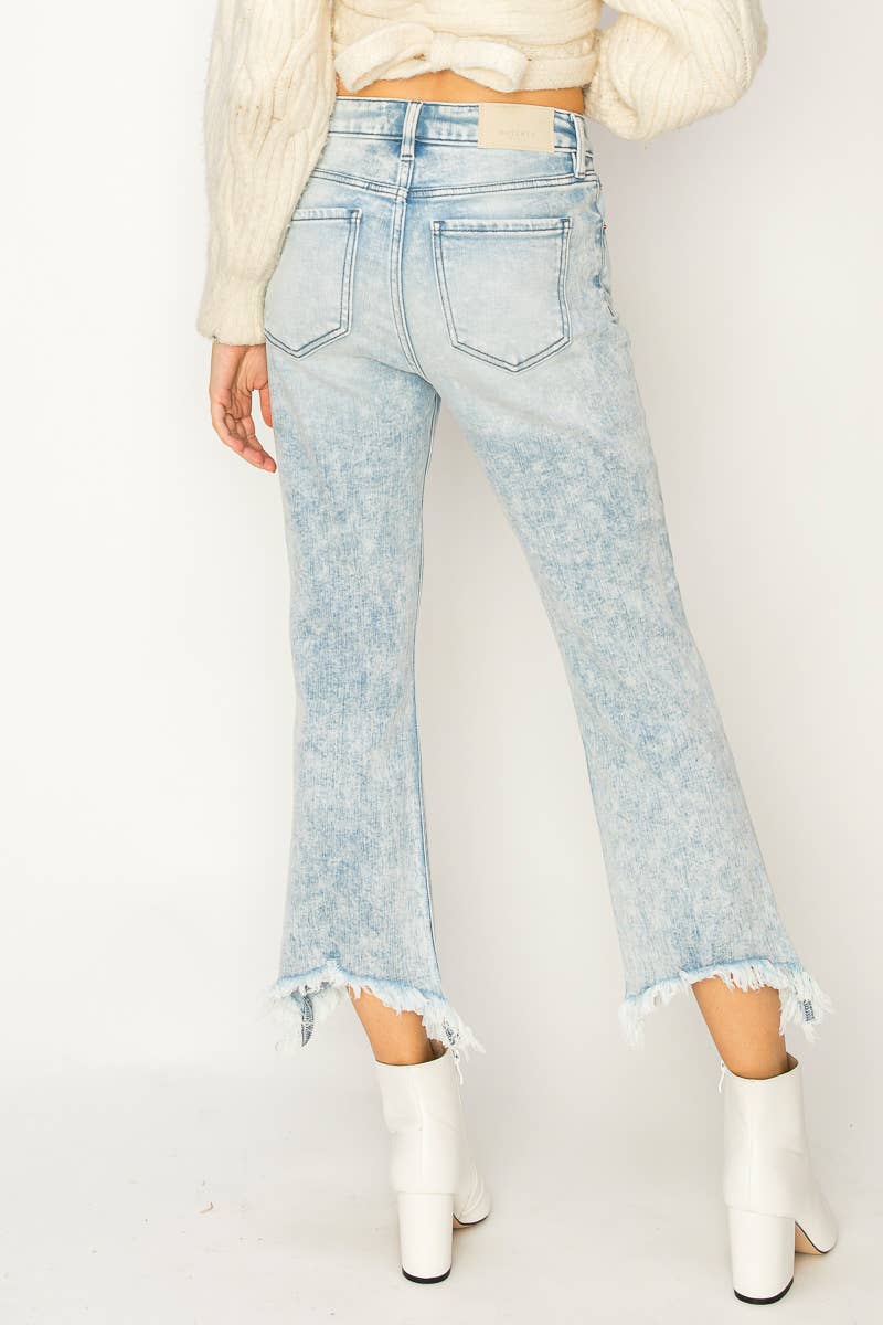 ART -CROP FLARE  JEANS