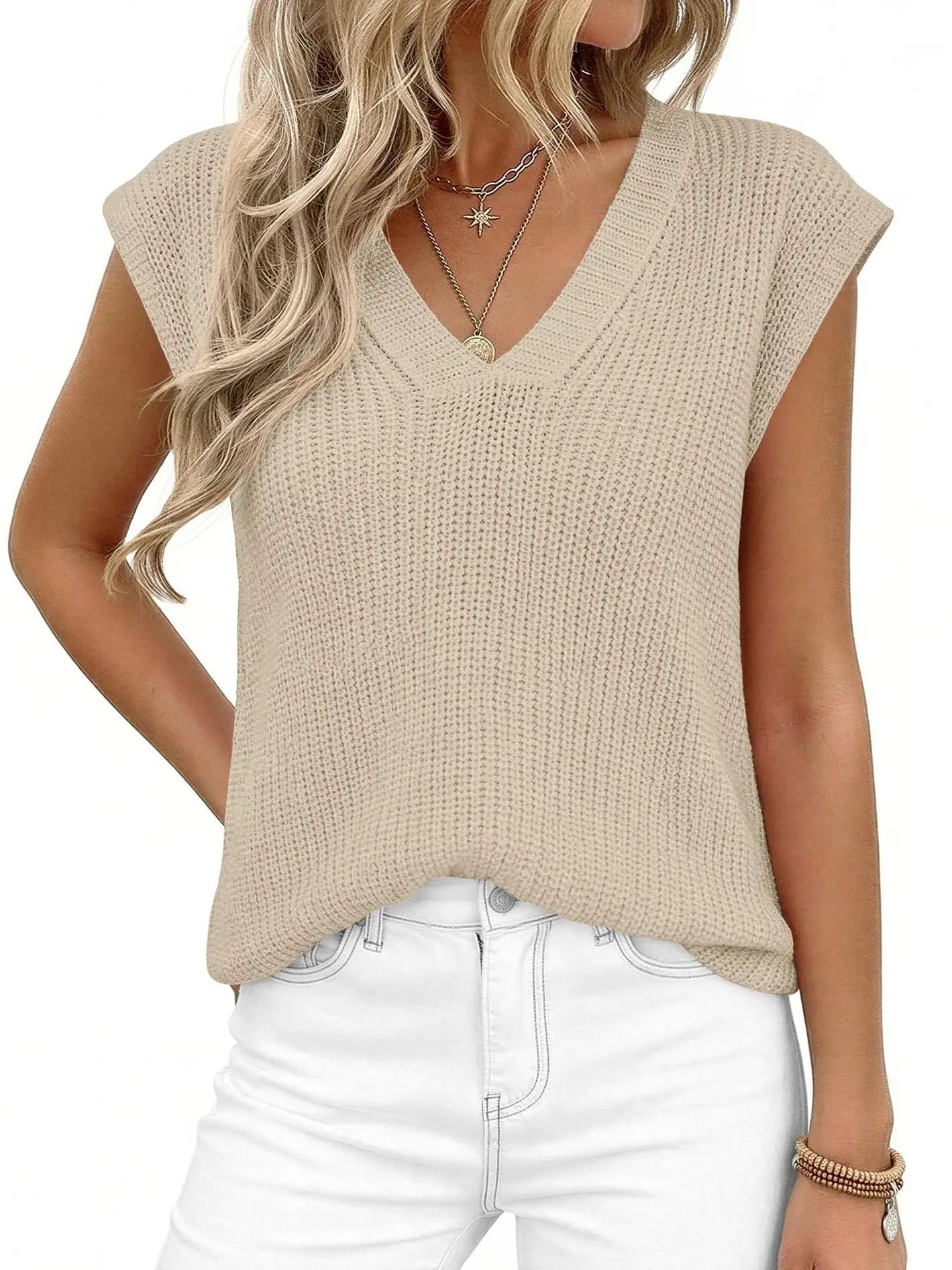 THE OATMEAL BREEZE SWEATER TANK