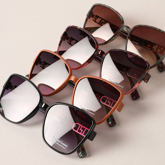 Thin Multicolored Frame Sunglasses