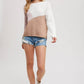 GEOMETRIC COLORBLOCK SWEATER