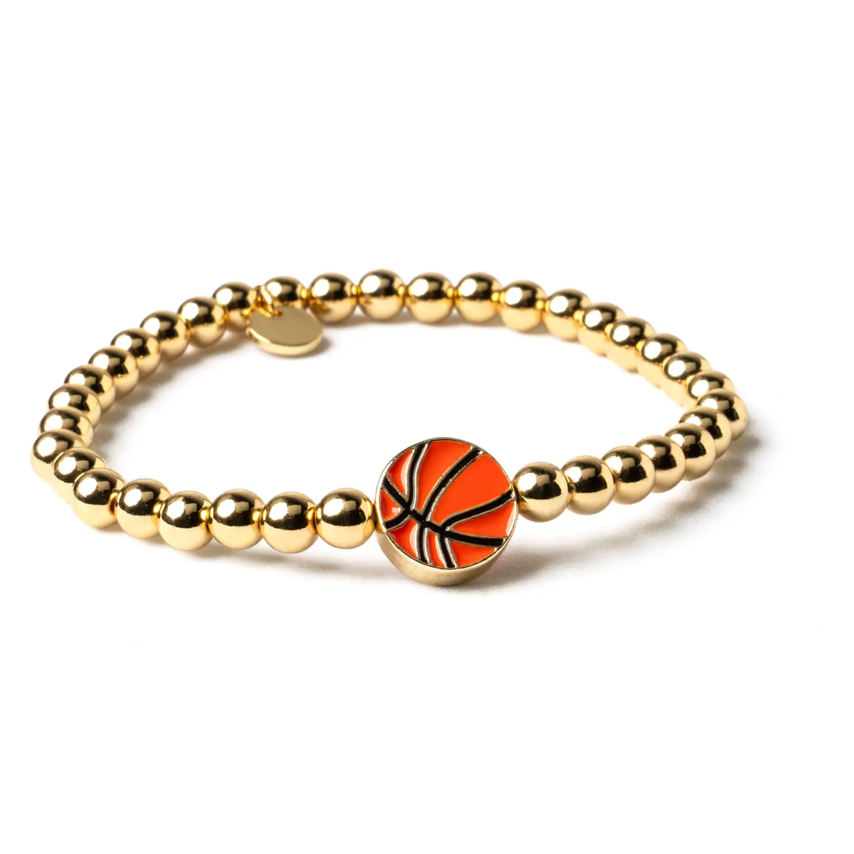 THE GAME DAY GOLD BEADED BRACELET