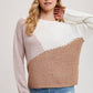 GEOMETRIC COLORBLOCK SWEATER