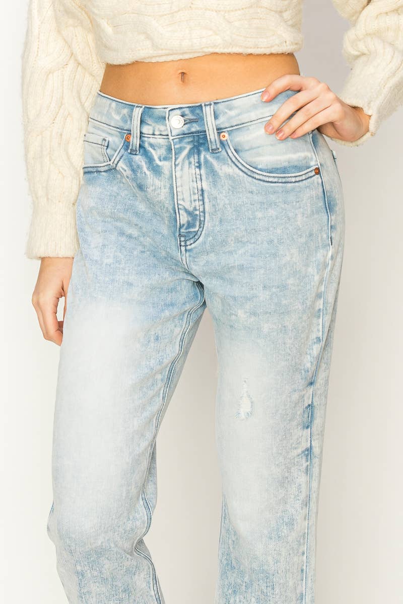 ART -CROP FLARE  JEANS