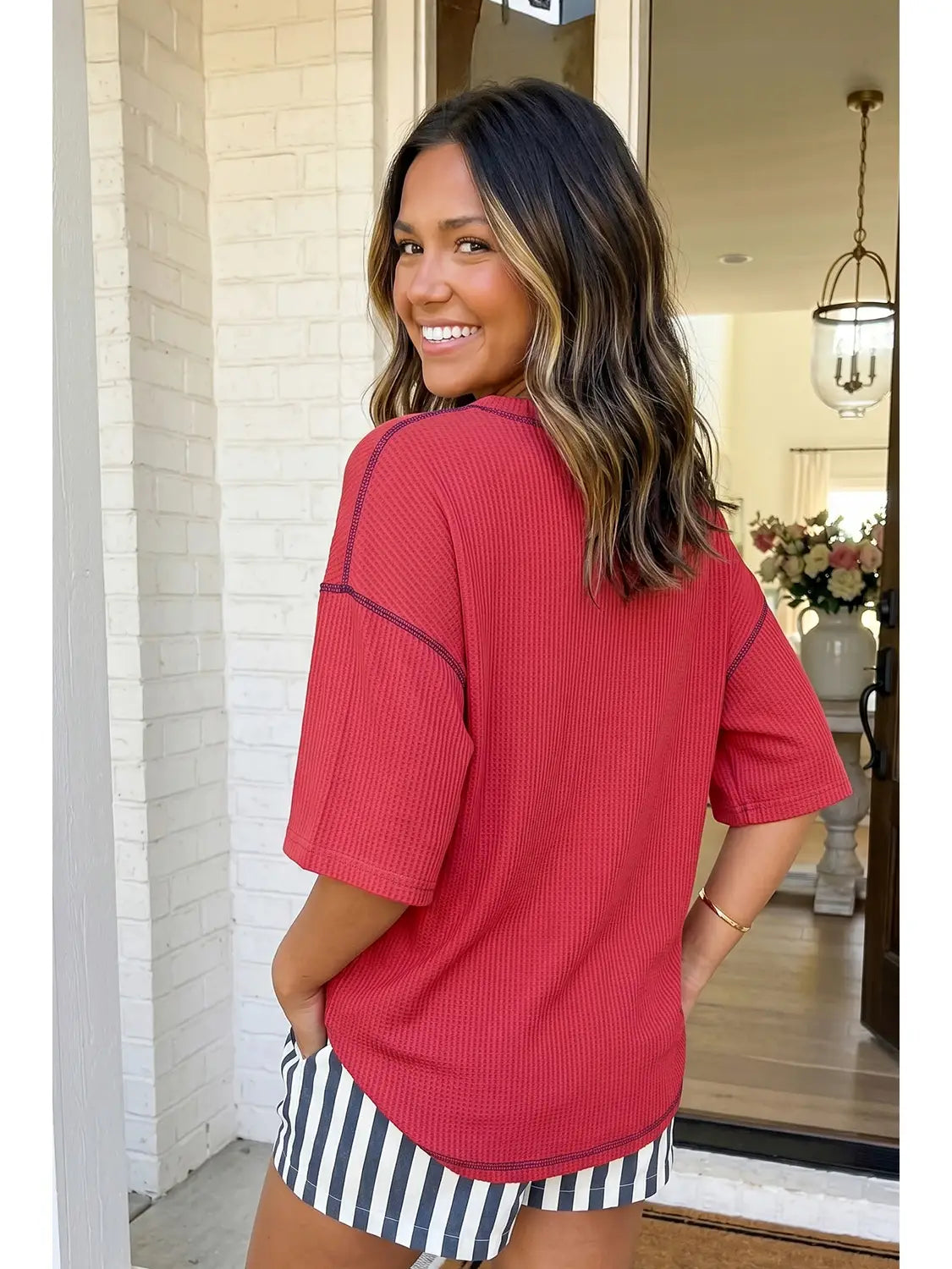 THE ALL-AMERICAN WAFFLE TEE