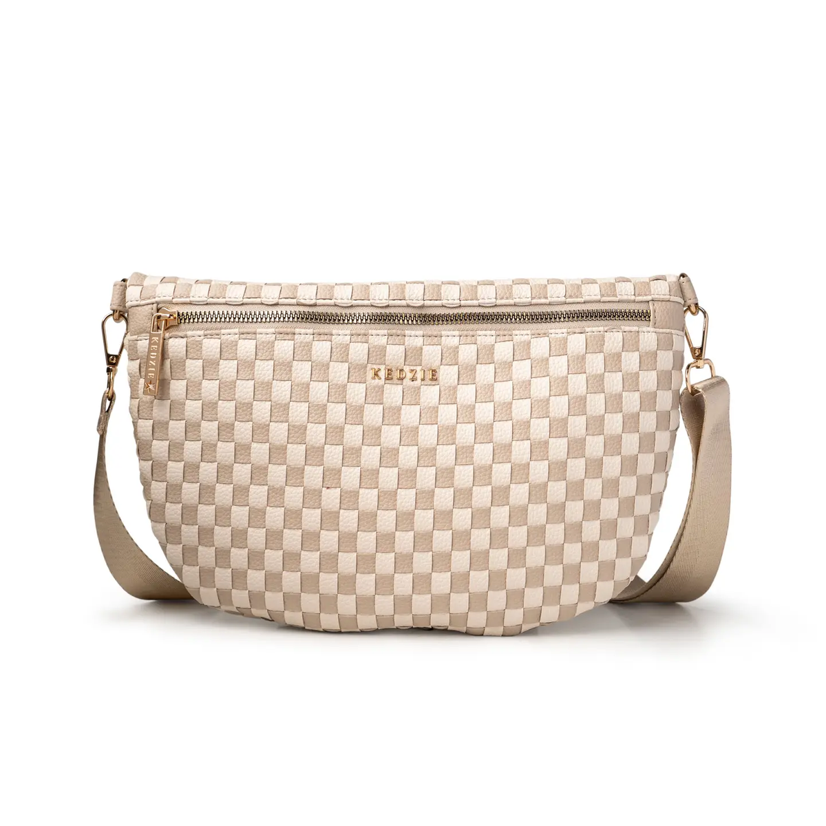 THE KEDZIE CHECKERED CROSSBODY