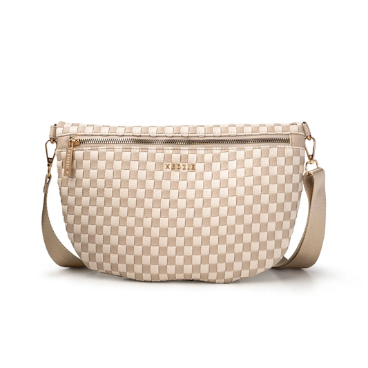 THE KEDZIE CHECKERED CROSSBODY