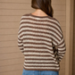 THE MAPLE N CREAM STRIPED SWEATER