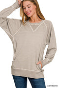 THE COZY STITCH CREWNECK