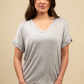 GREY V-NECK BASIC