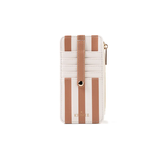 THE KEDZIE ON-THE-GO STRIPED WALLET
