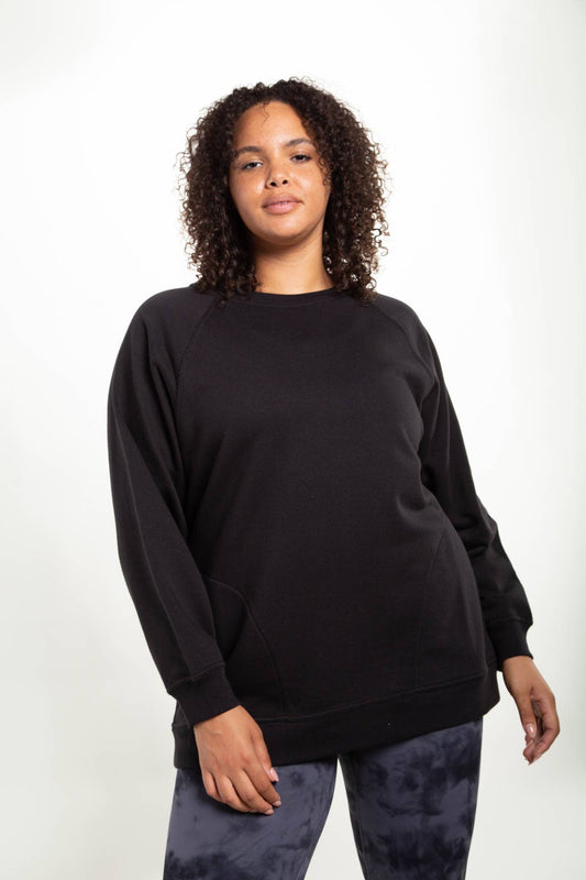 RAGLAN PULLOVER-CURVY